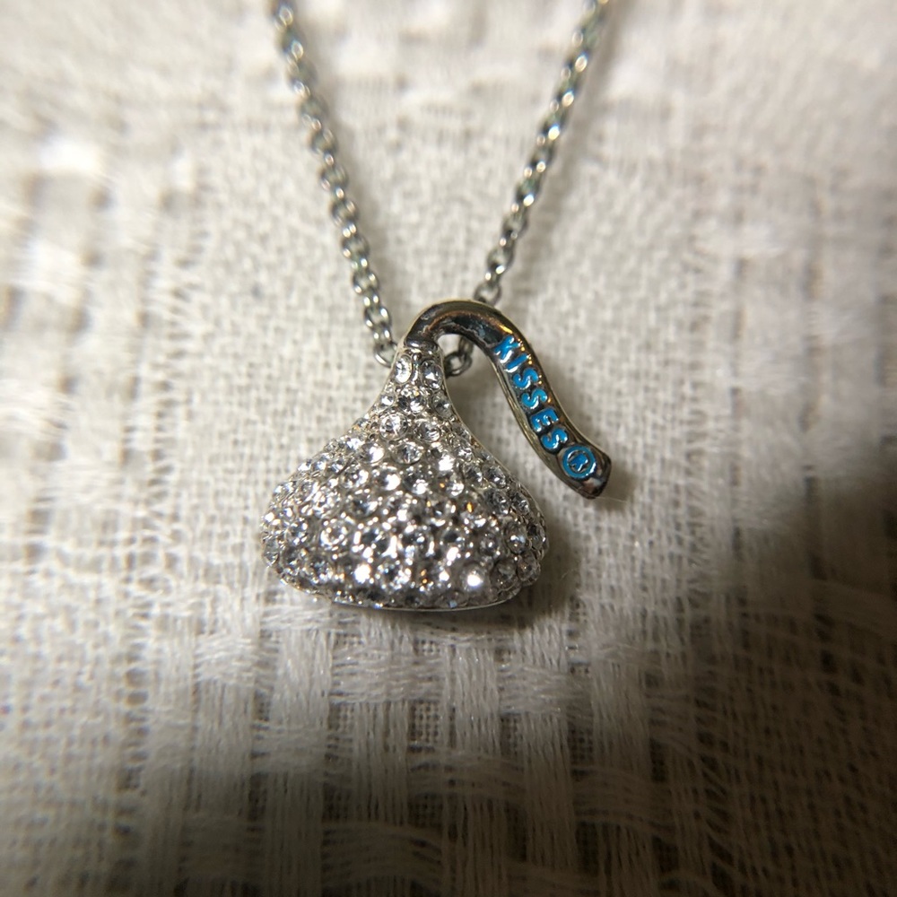 Sparkly Hershey’s Kiss Necklace
